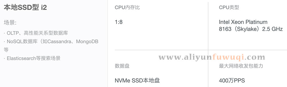 本地SSD型i2云服务器配置/性能/报价及优惠信息
